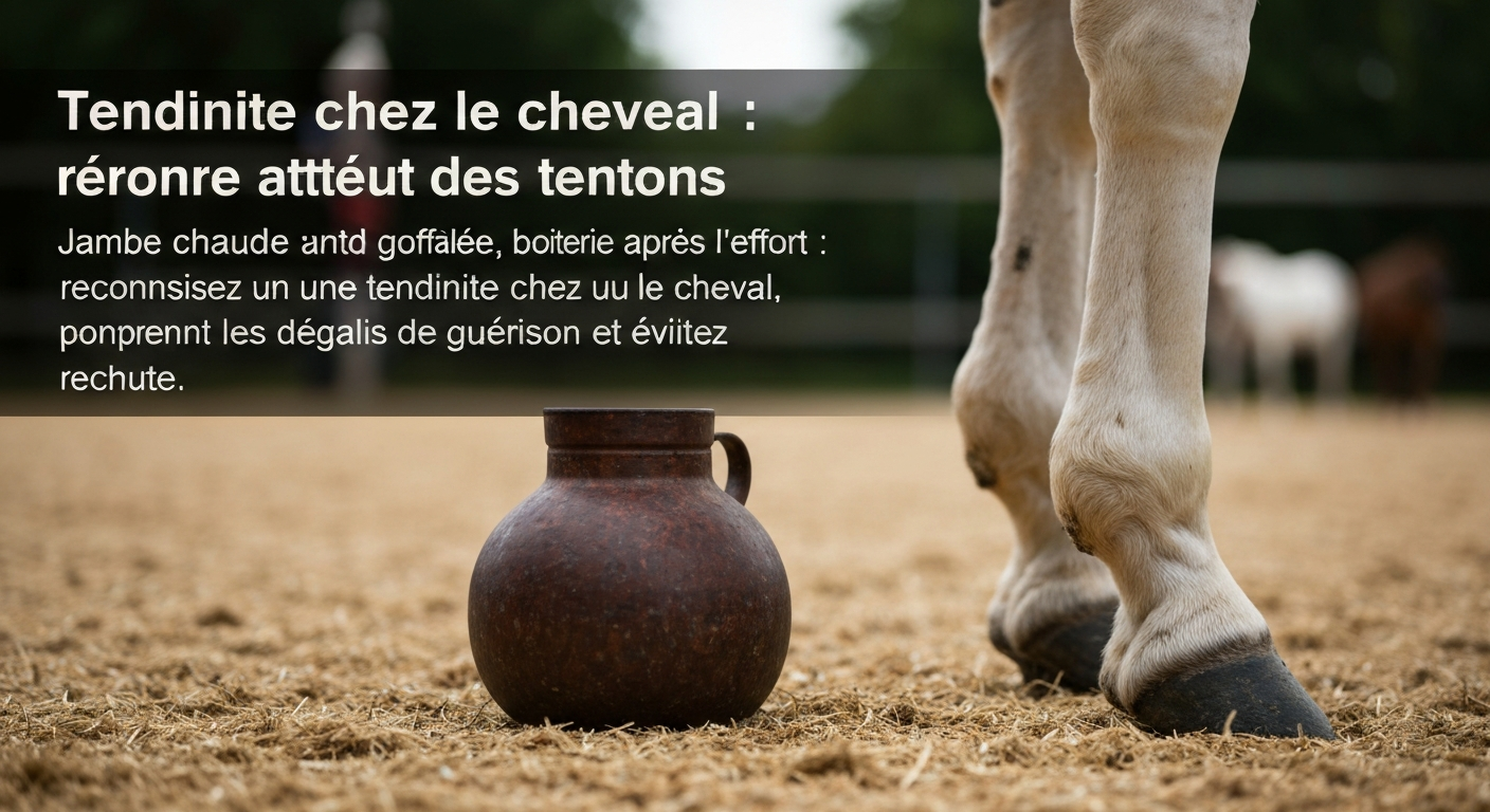 Tendinite chez le cheval : reconnaître et soigner une atteinte des tendons