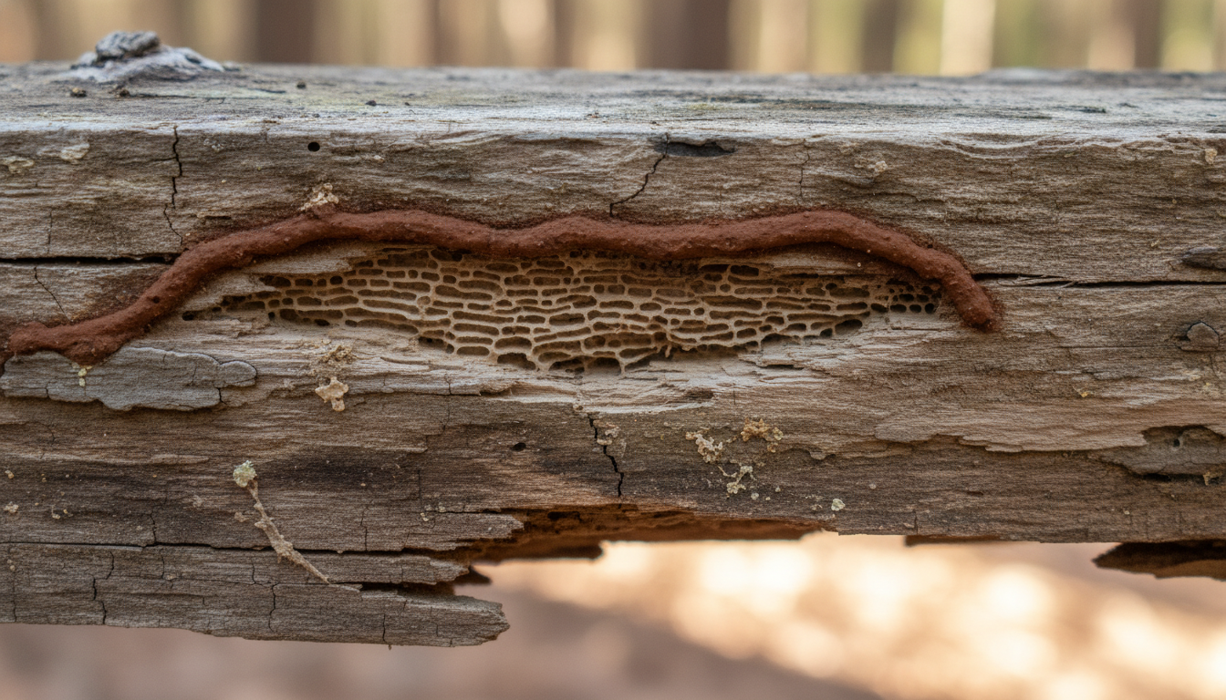 Termites dans le bois : signes, traitement et prévention