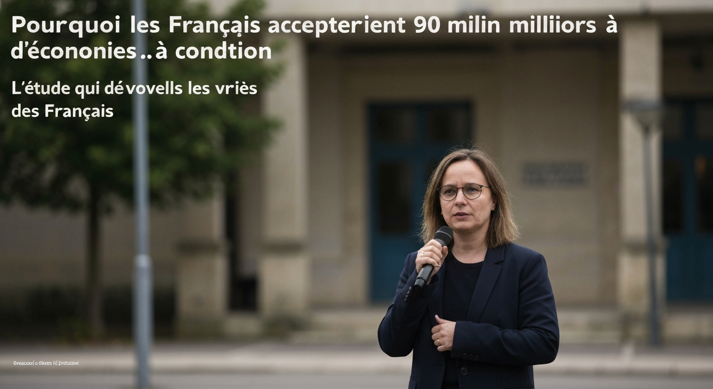 Pourquoi les Français accepteraient 90 milliards d'économies... à une condition