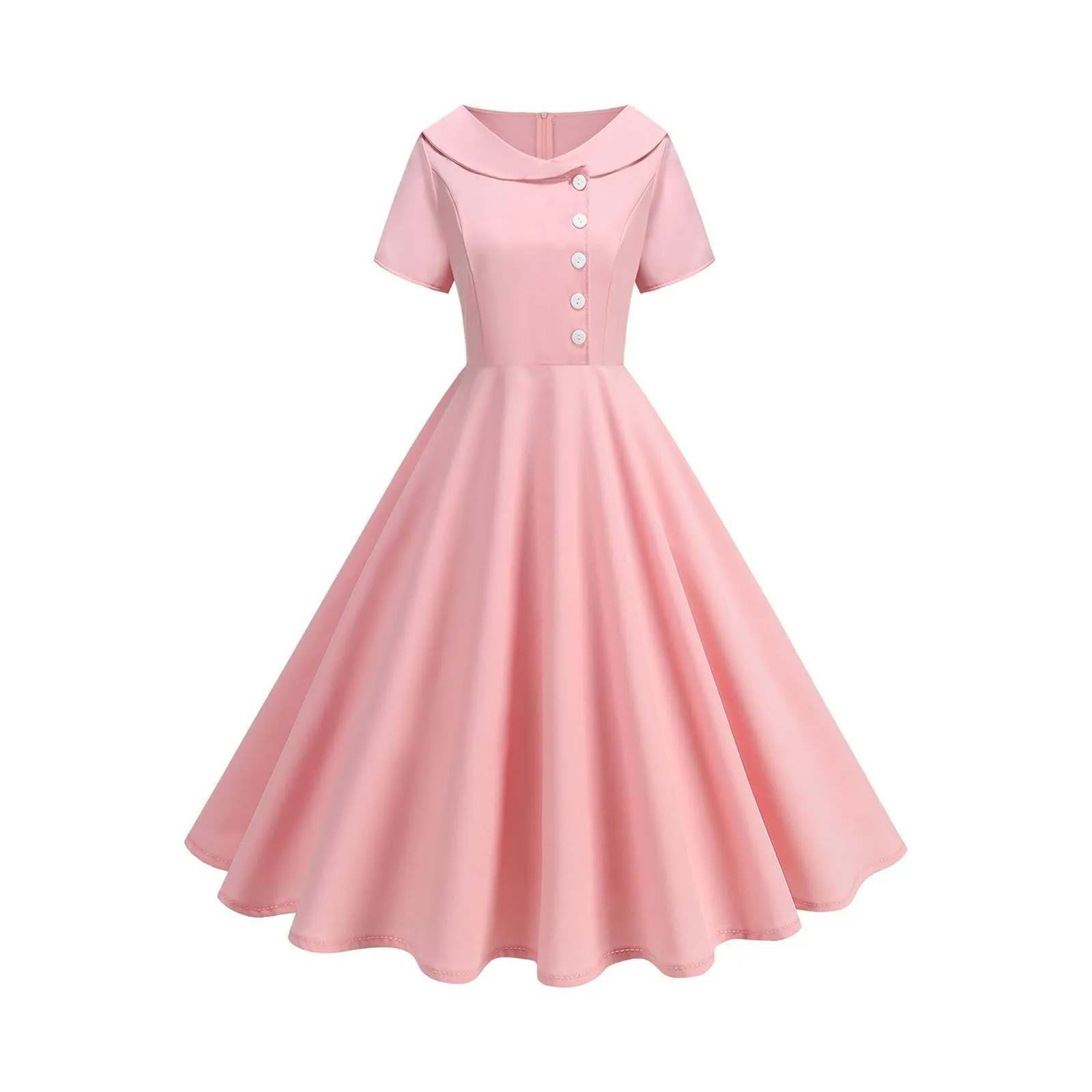 Robe vintage - Années 50 – Au genou – Robe – 7FW - Image 1