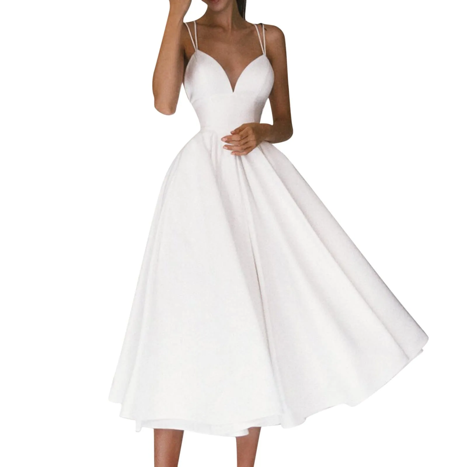 Robe vintage - Swing – Plissée – Courte – Robe - Image 1