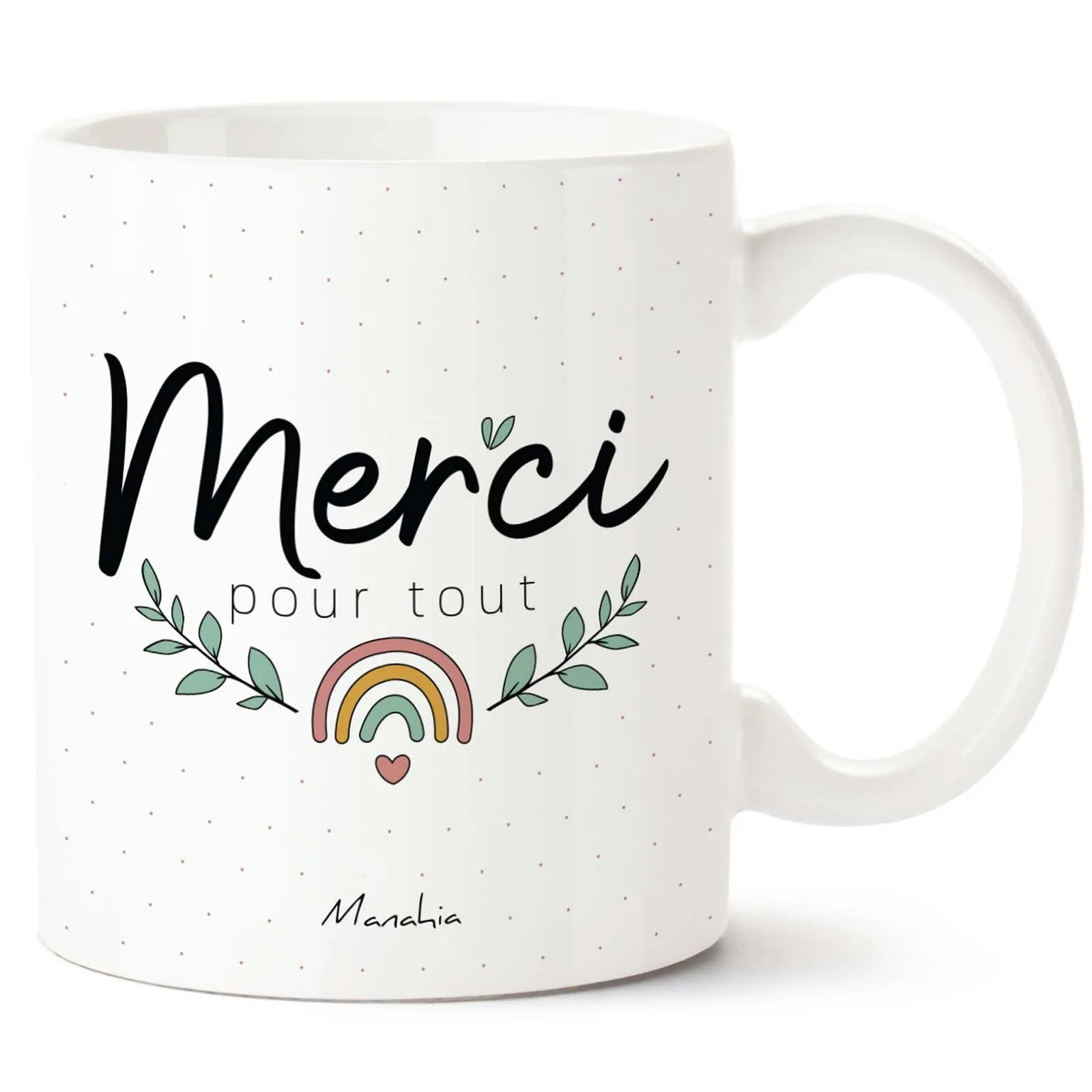Mug vintage - Mug pour dire merci – Manahia - Image 1