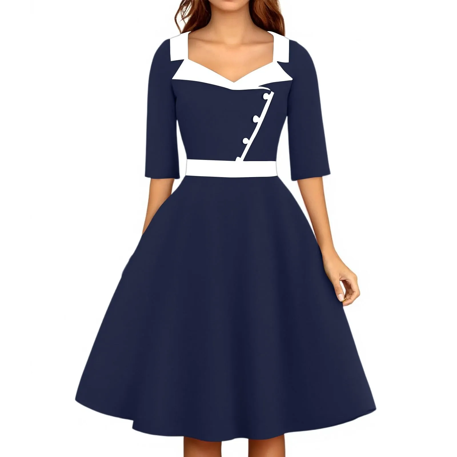 Robe vintage - Robe Vintage Année 30 Femme pin up Chic et