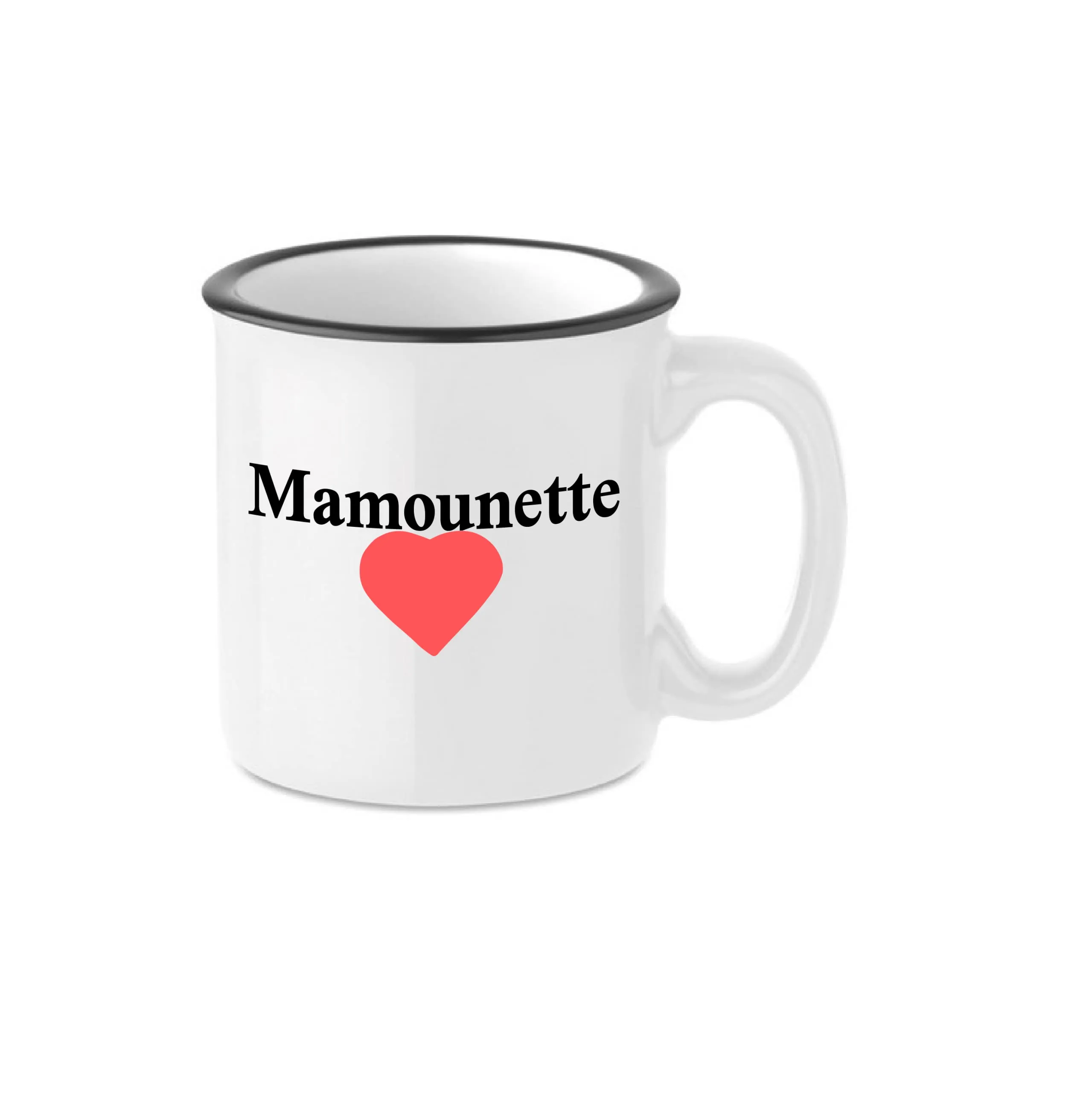 Tasse vintage - Mug Mug Mamounette céramique - Image 1