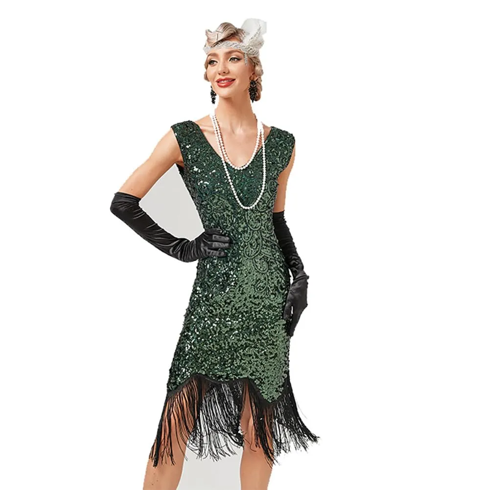 Robe vintage - Robe Garçonne Vintage Années 1920 Pour Femme, Robe de - Image 1