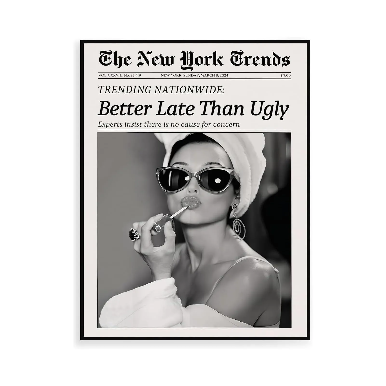 Affiche vintage - Yotlein Art mural, Impression – Yotlein – 30×40 cm