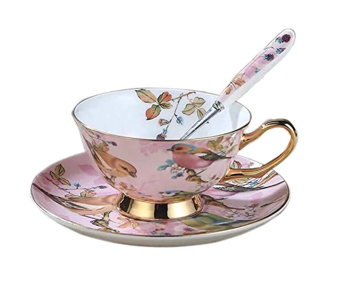 Tasse vintage - YBK Tasse Rose céramique, porcelaine - Image 1