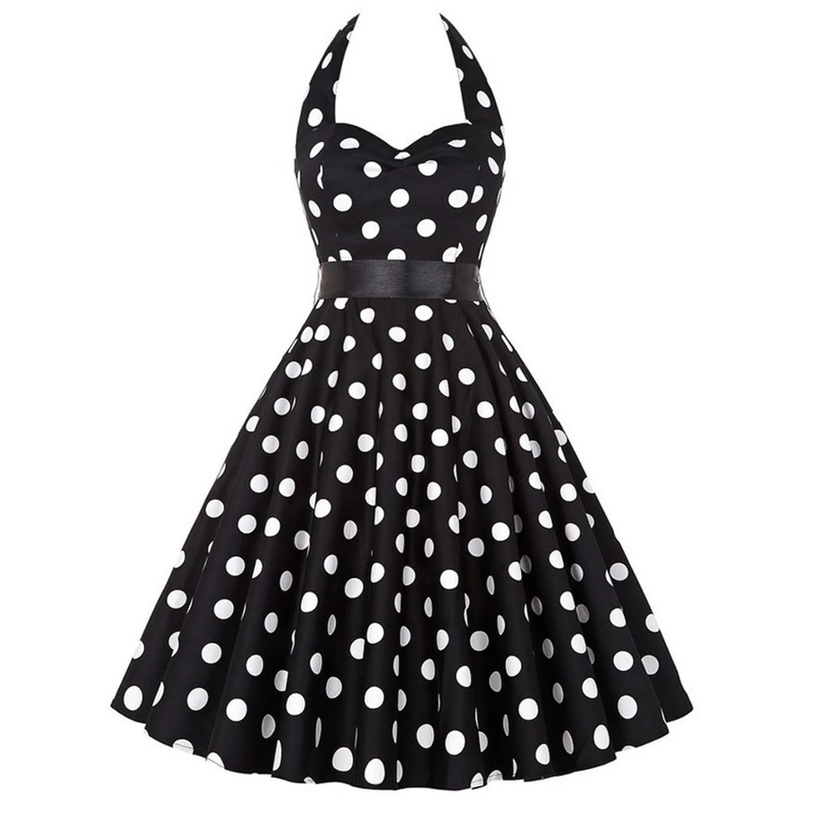 Robe vintage - Années 50 – Pois – Robe – années 50 - Image 1