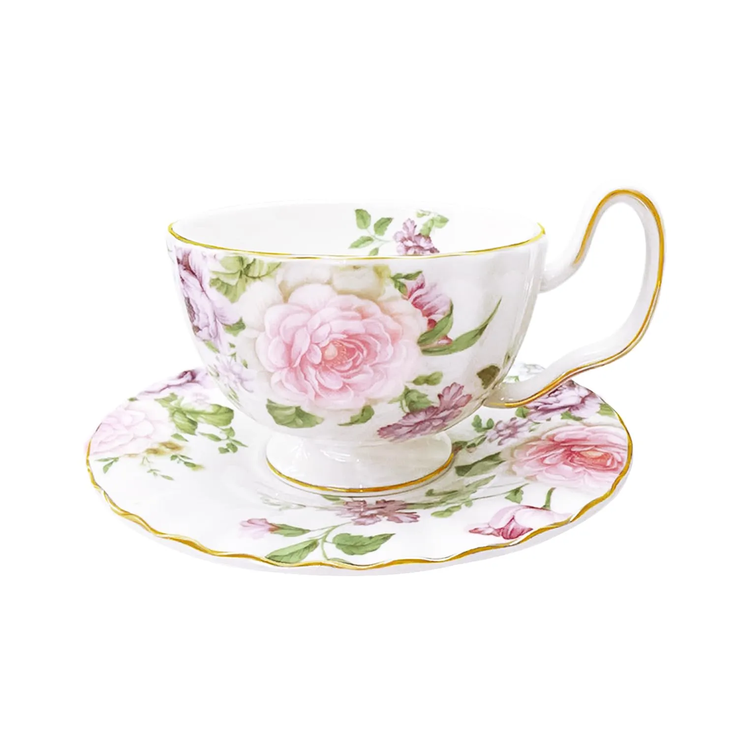 Tasse vintage - Tasse Pivoine céramique 200 ml - Image 1