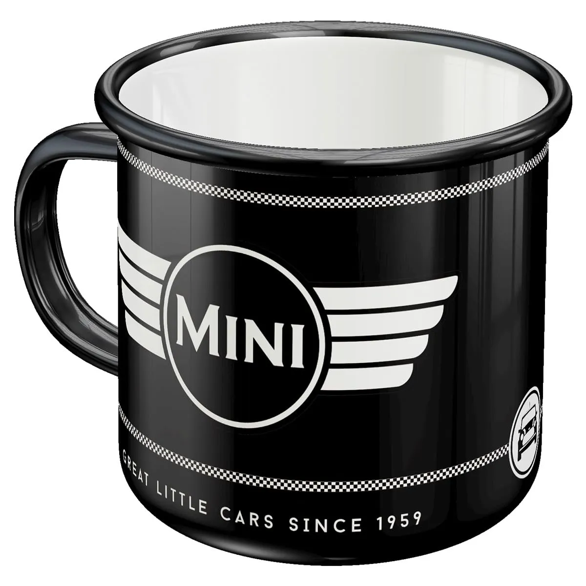 Mug vintage - Art Tasse rétro en émail – Nostalgic - Image 1