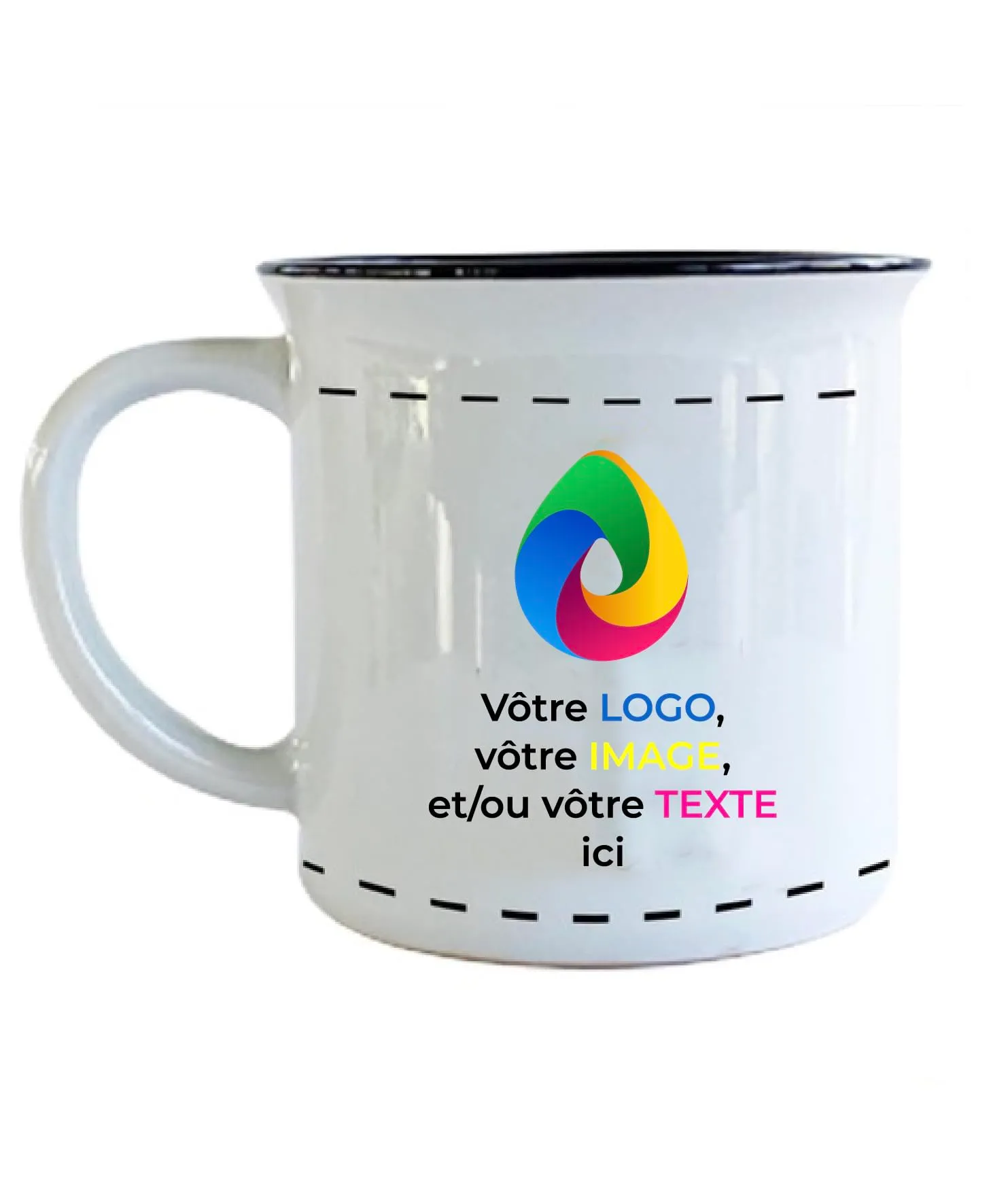 Tasse vintage - Tasse Mug 300 ml céramique 300 ml - Image 1