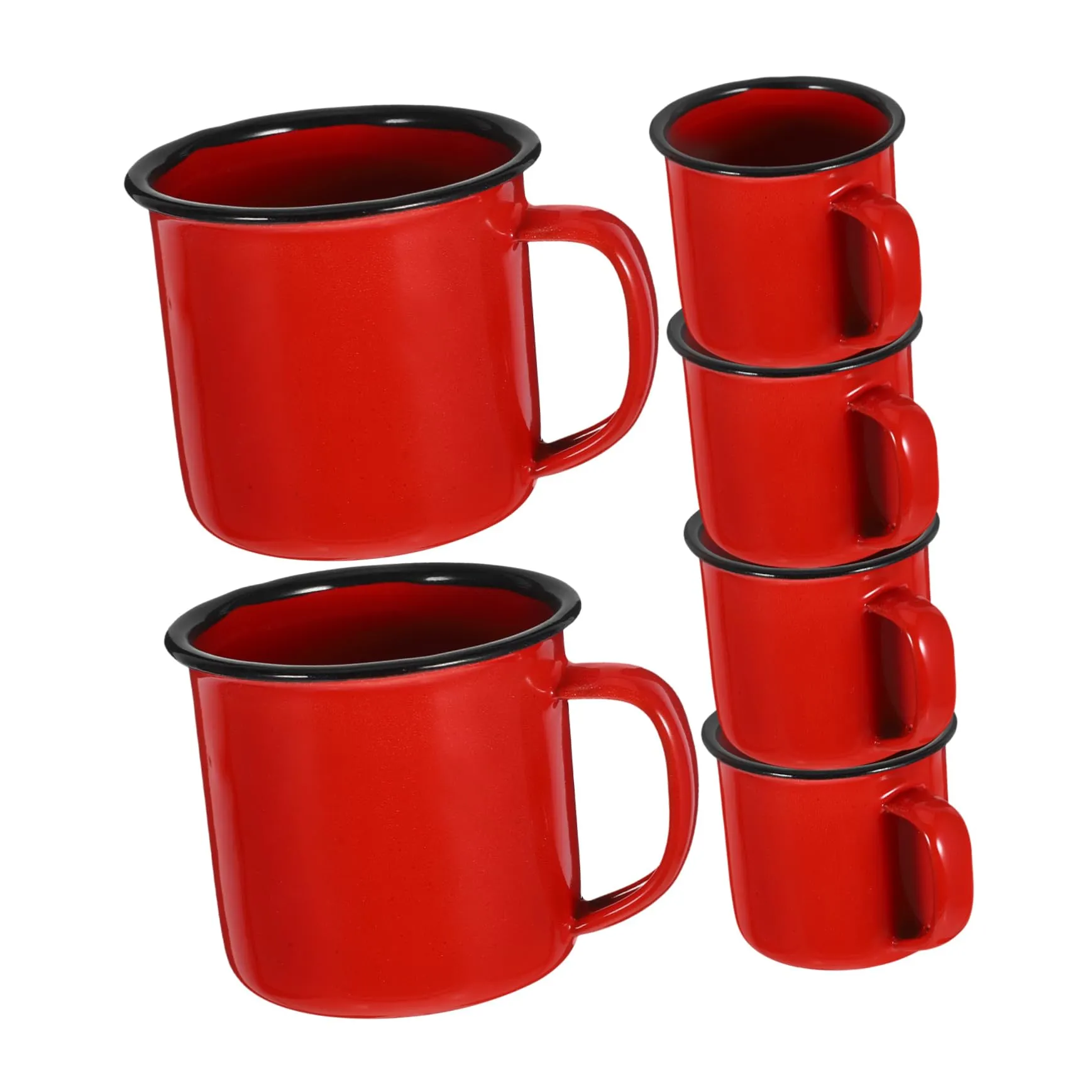 Tasse vintage - Lot de 6 – 6 Pièces Mug émaillé - Image 1