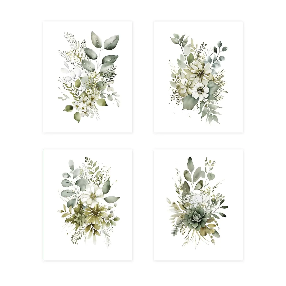 Affiche vintage - Boho – 4Pcs - Image 1