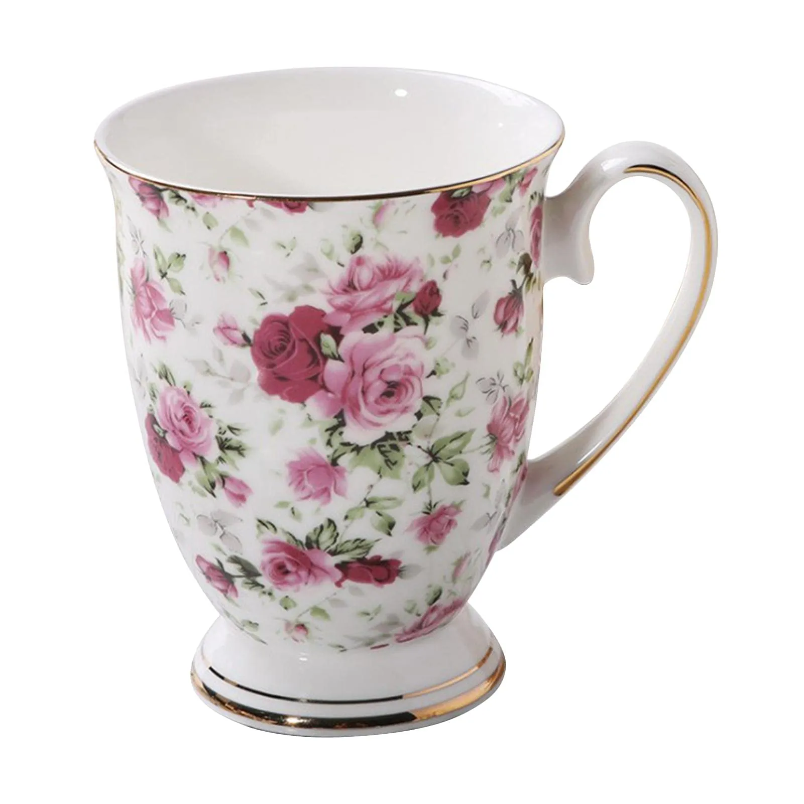 Tasse vintage - Tasses Mug floral porcelaine