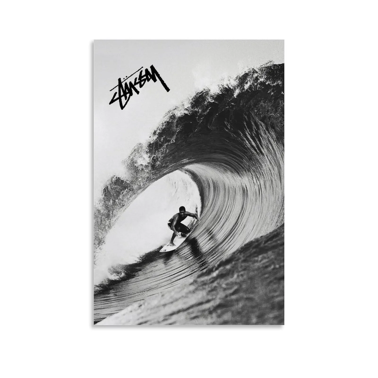 Affiche vintage - DKHQJGXAF Stussy décoratif sur – DKHQJGXAF Stussy - Image 1
