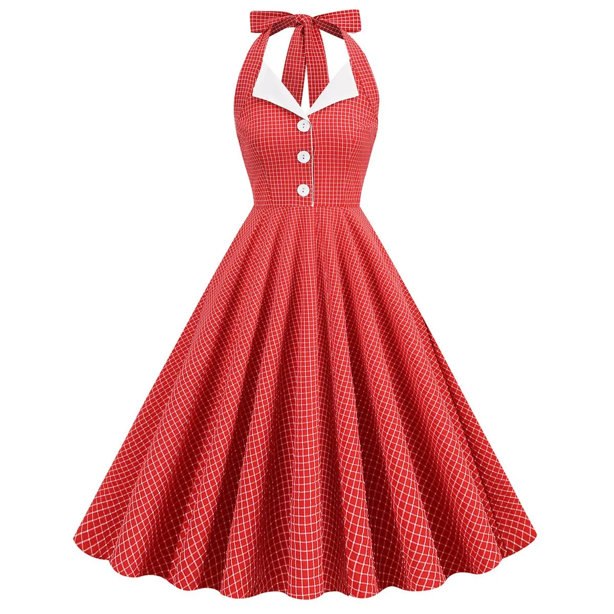 Robe vintage - Robe Année 1950 Femme Vintage 50 60 pin up - Image 1