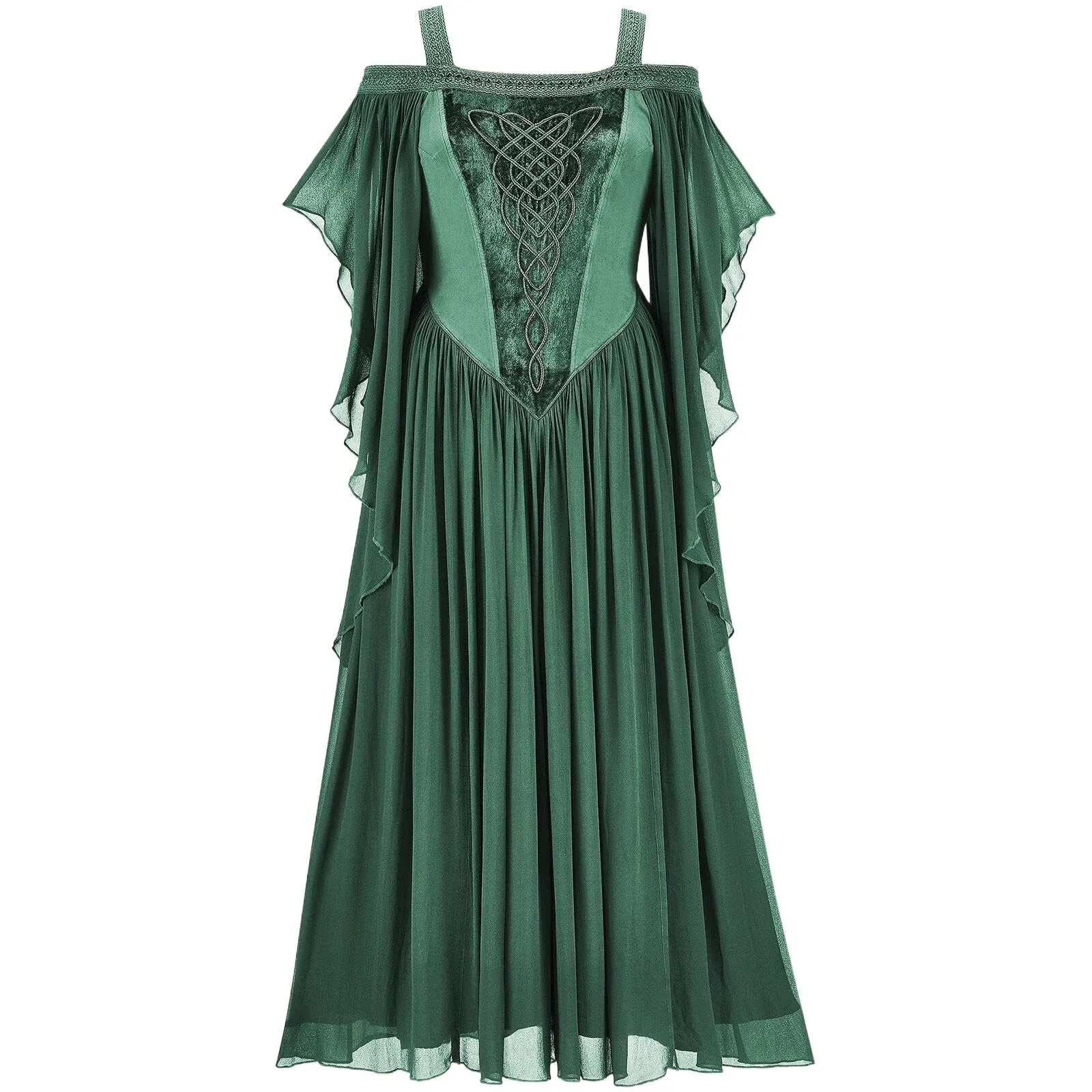 Robe vintage - Robe Gothique Femme Patchwork - Image 1