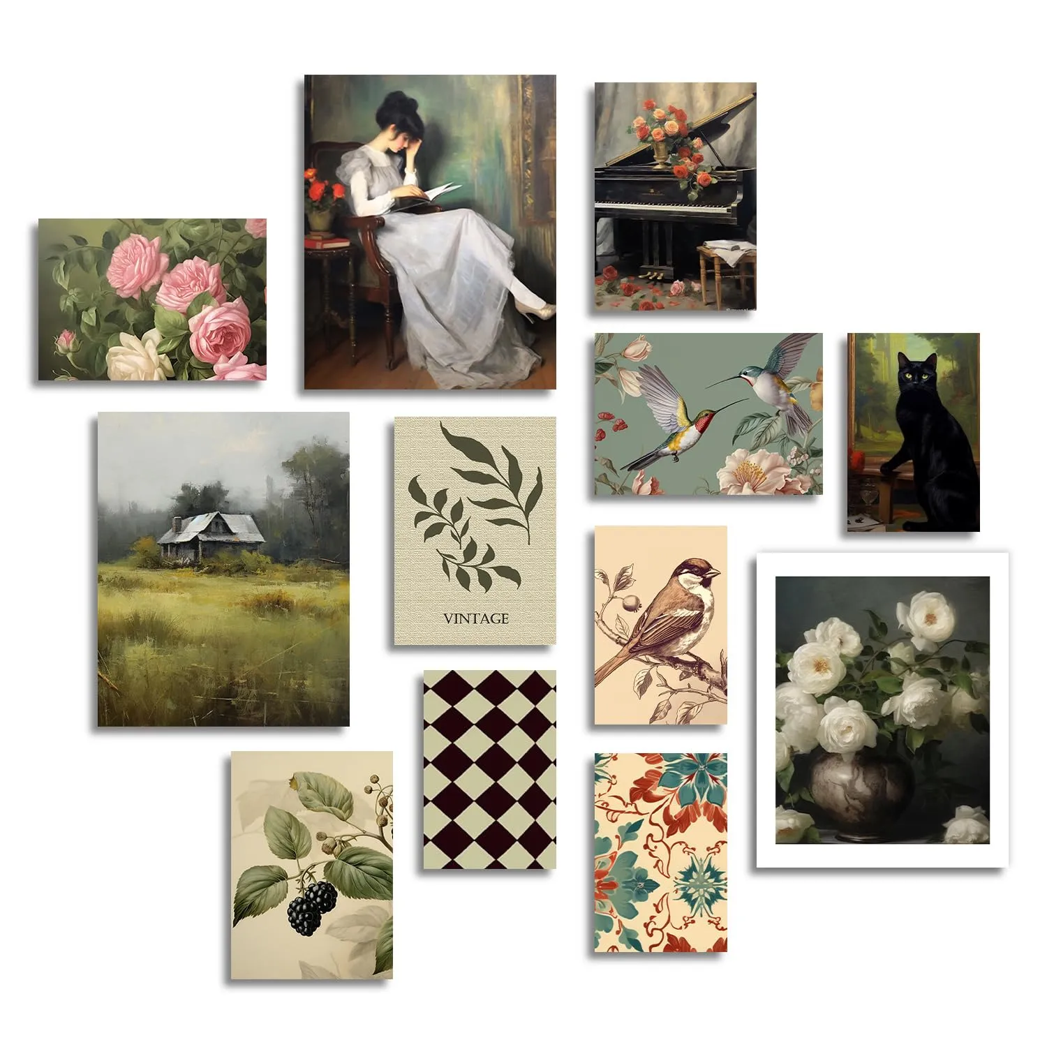 Affiche vintage - Tableau Décoration Murale Rustique Ferme – Art - Image 1