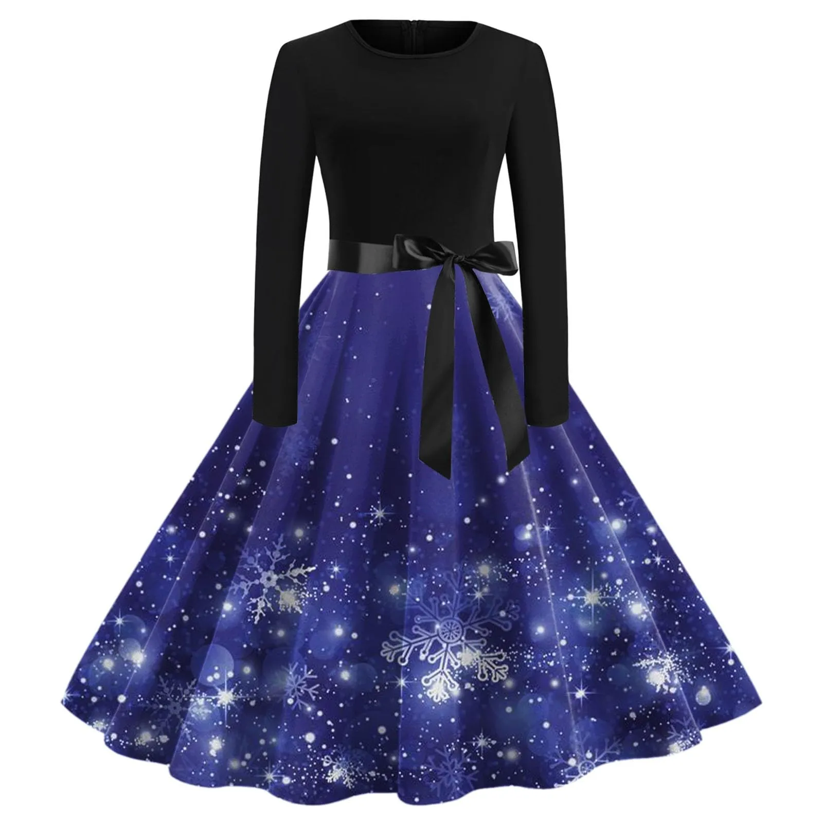 Robe vintage - Robe Femme Soiree Chic Noël Robe Vintage Années 50 - Image 1