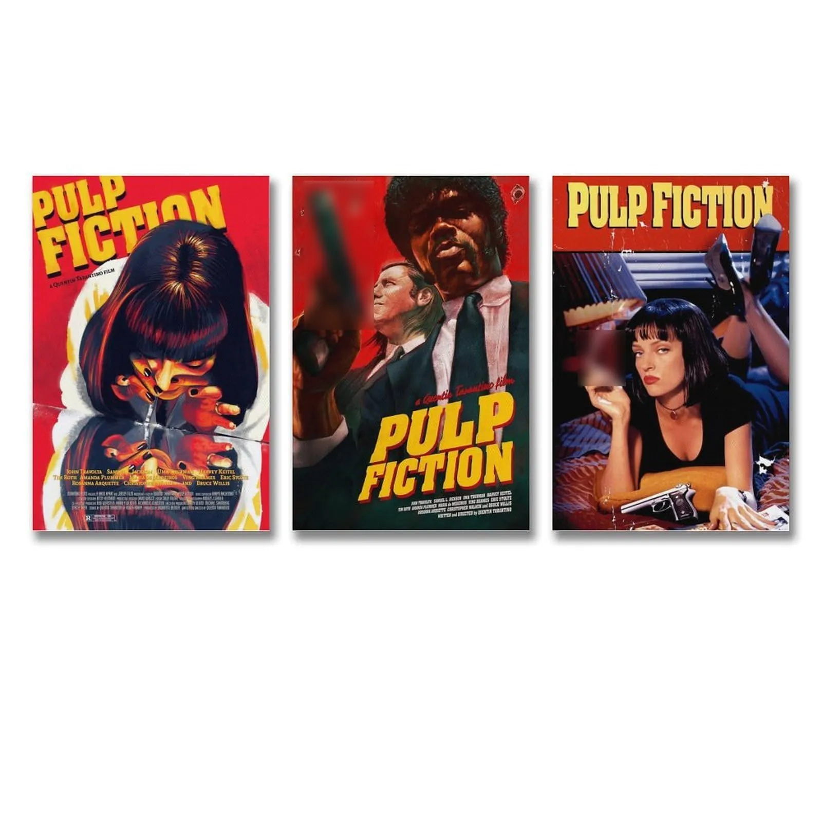 Affiche vintage - QLVHZGRND Lot 3 affiches – QLVHZGRND – 20×30 cm - Image 1