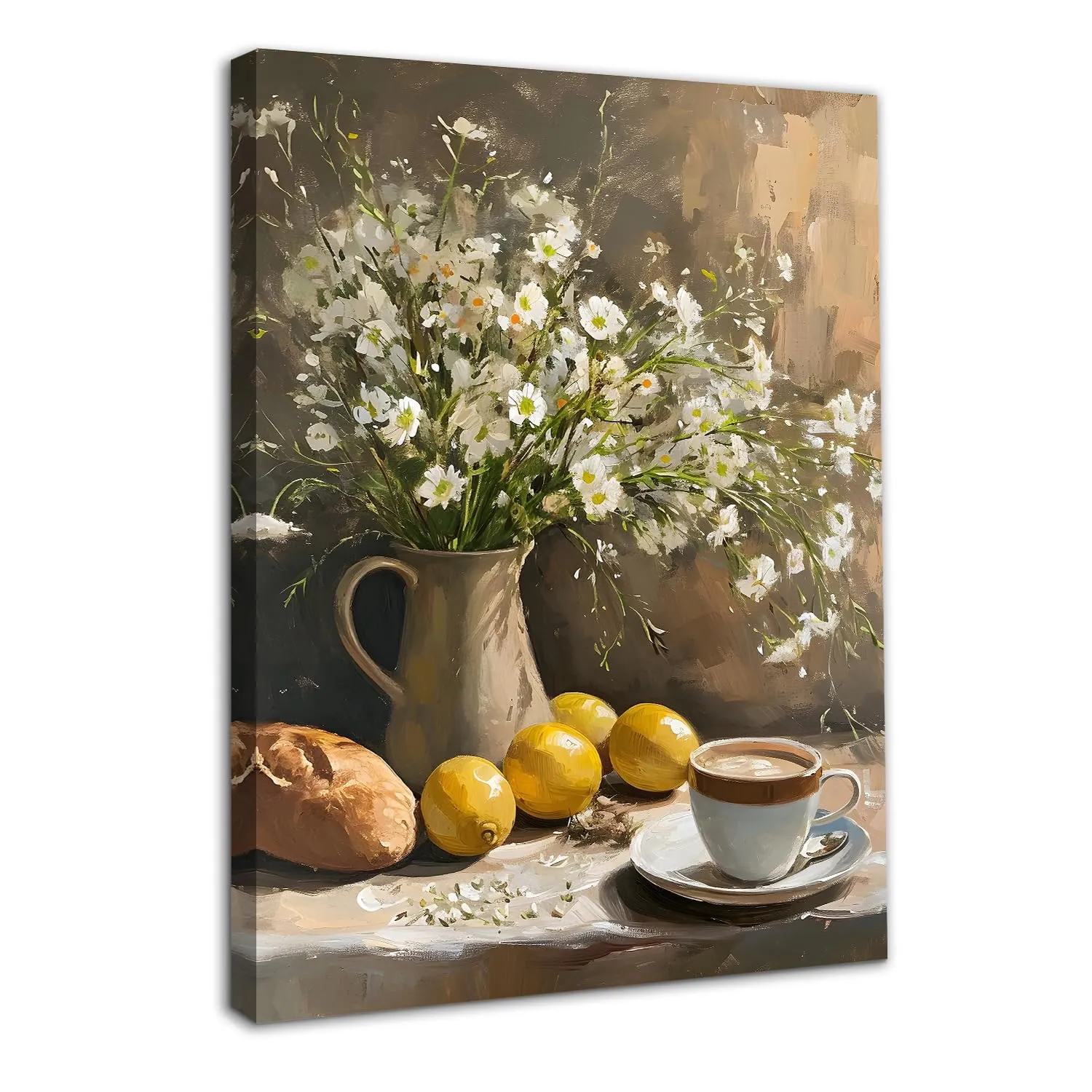 Affiche vintage - Floral – Encadré Vintage Floral Art Mural - Image 1