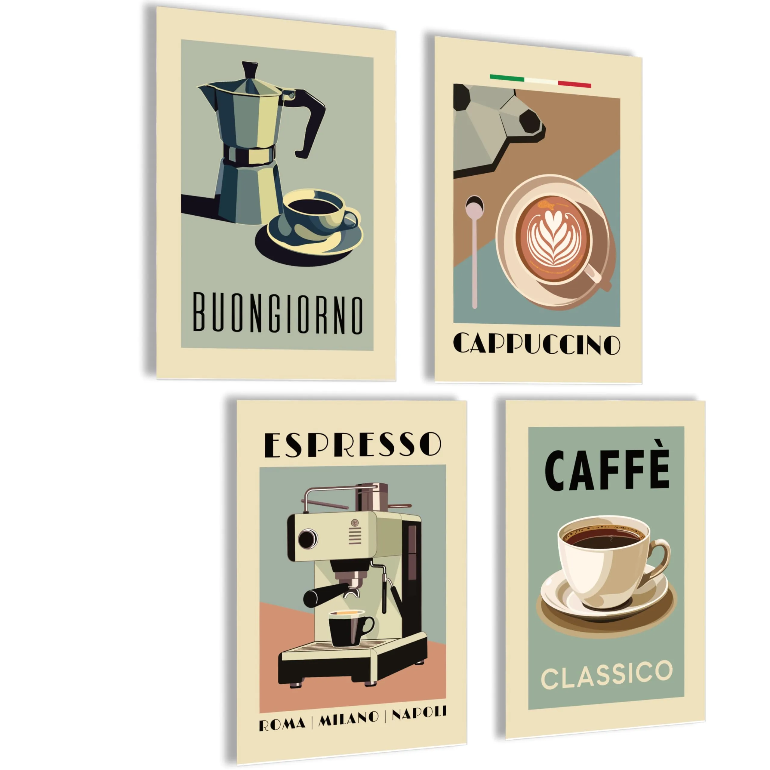 Affiche vintage - Café – mojoliving – A4