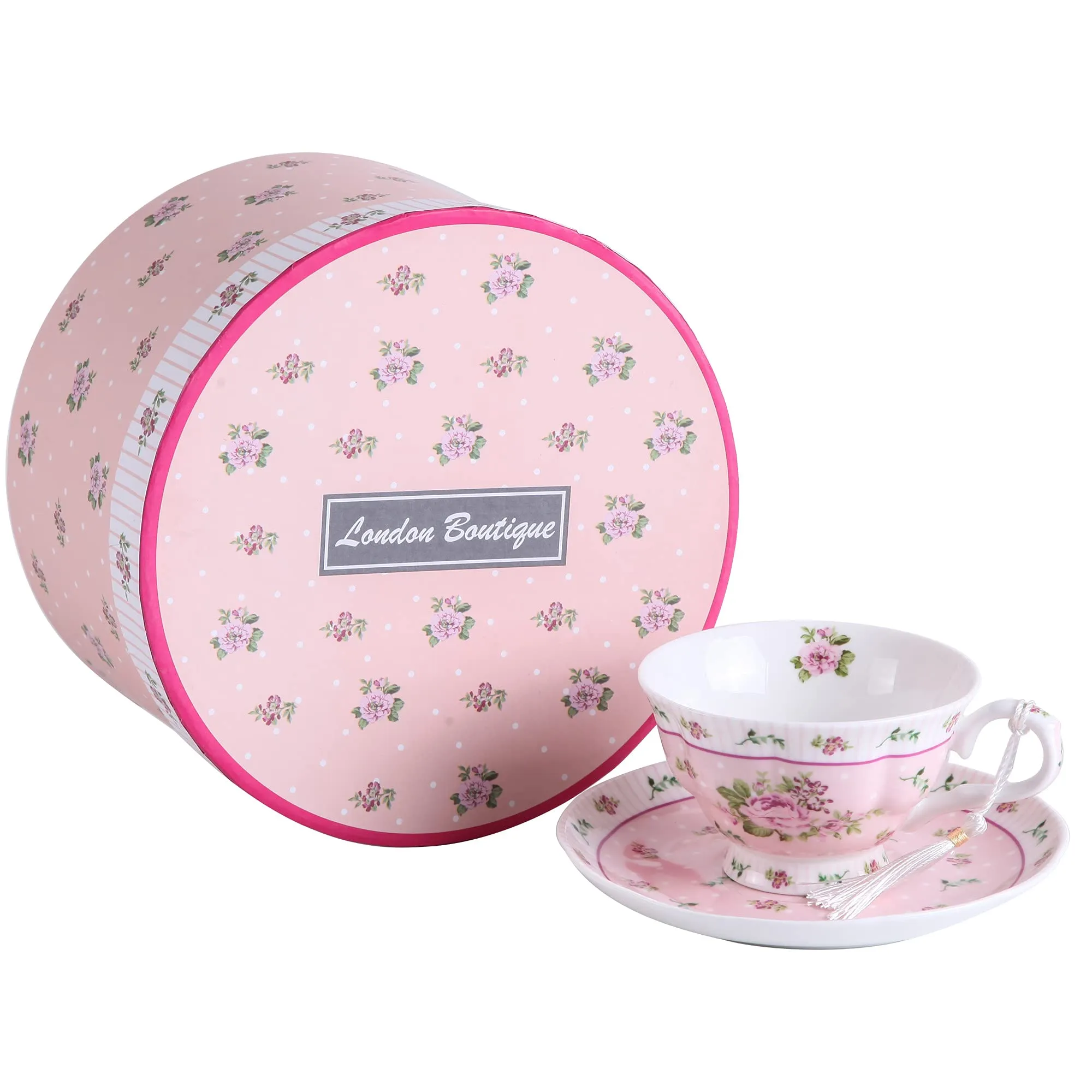 Tasse vintage - London Tasse Rose porcelaine