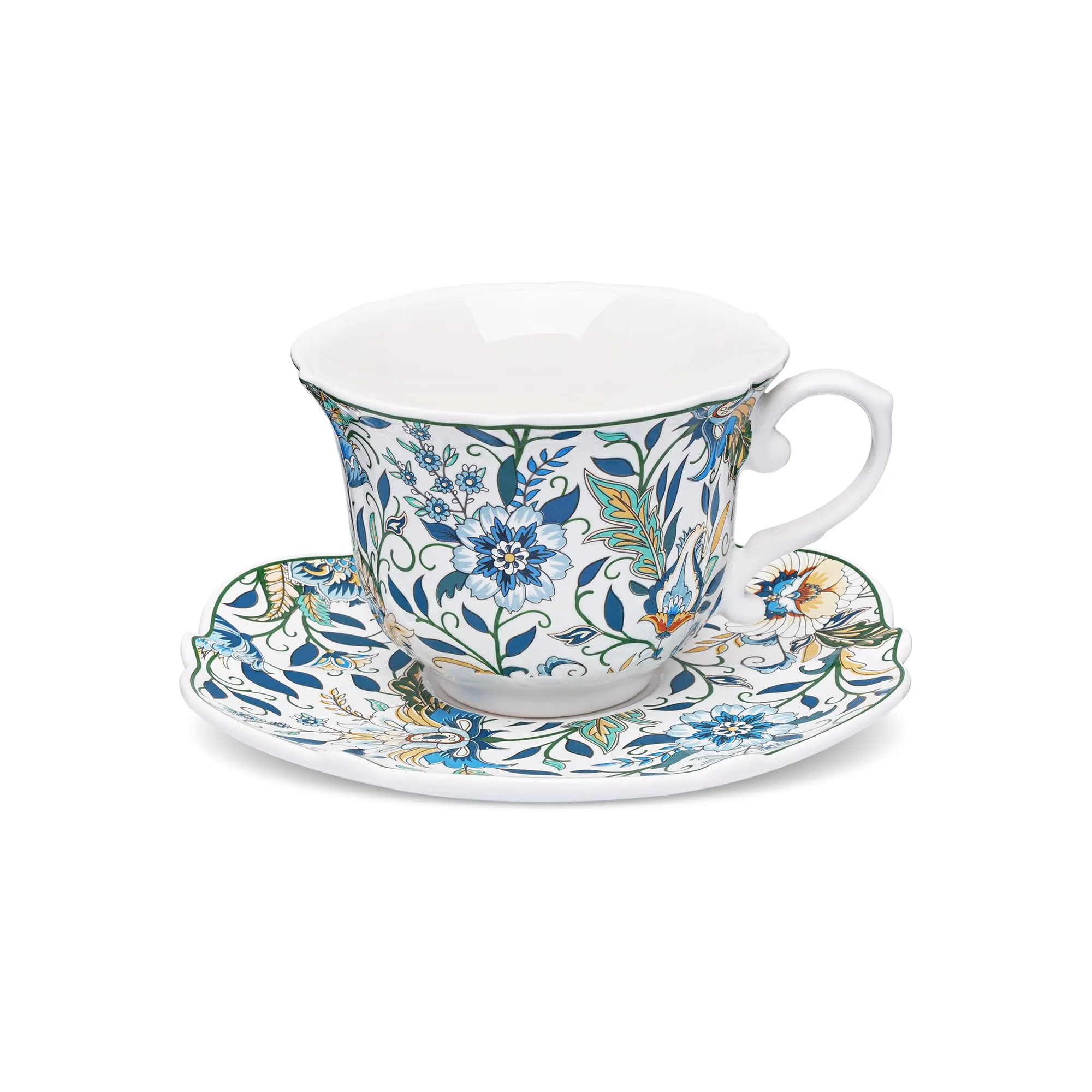Tasse vintage - Fanquare Tasse fleurs céramique 250 ml - Image 1