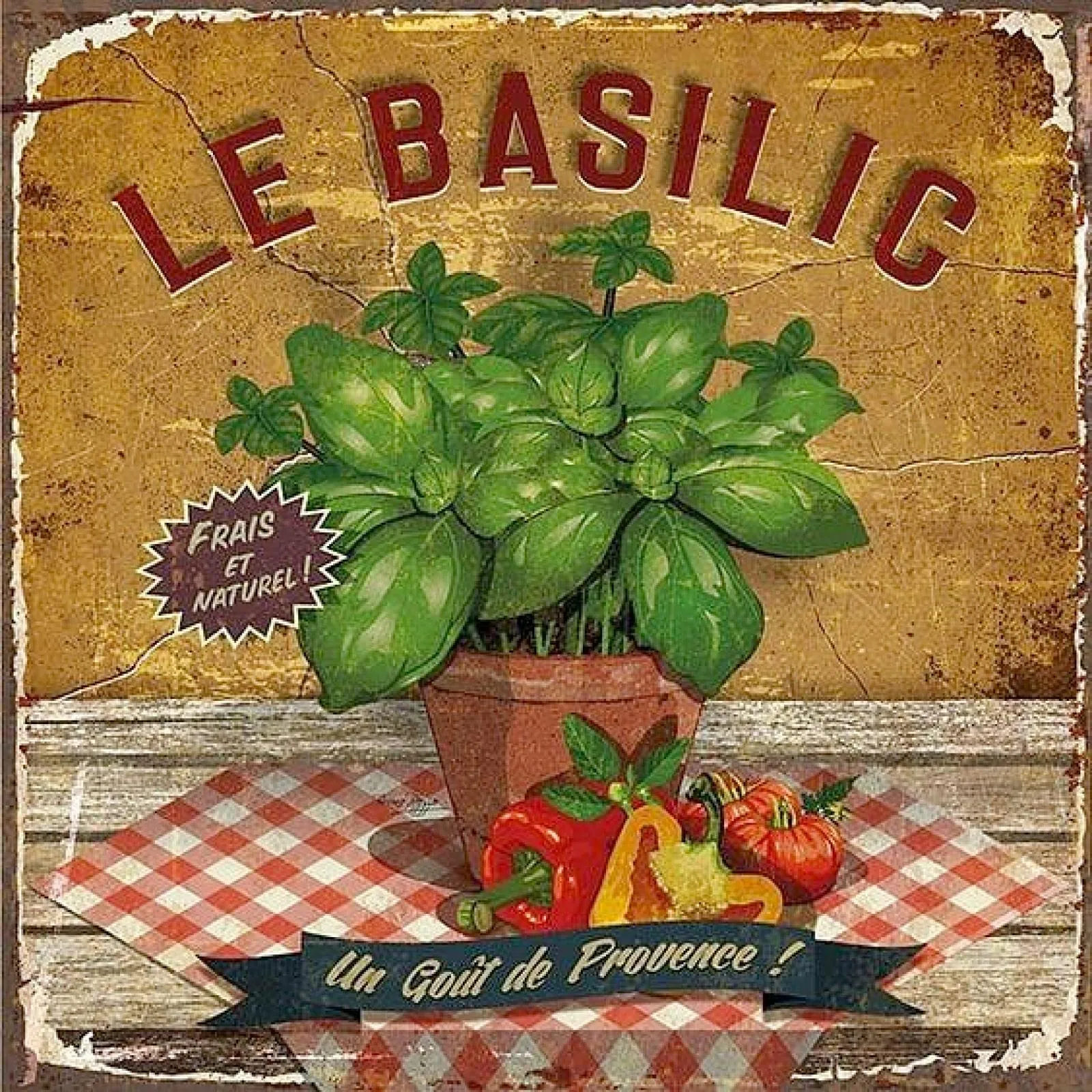 Affiche vintage - Cuisine – Plaque – Cuisine - Image 1