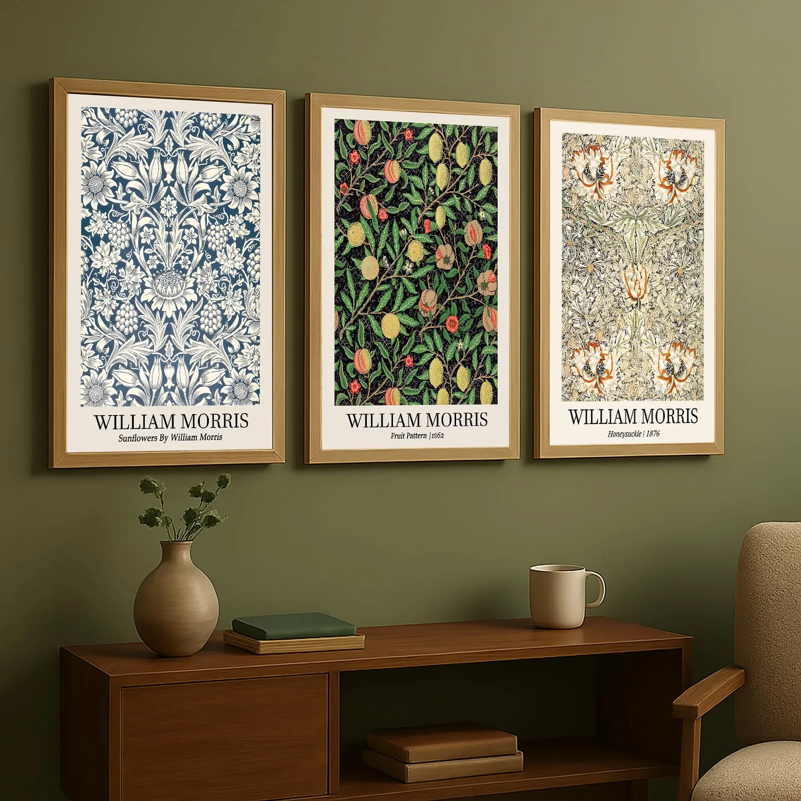 Affiche vintage - PWAAHDC Lot 3 Tableaux – PWAAHDC – 40×50 cm - Image 1