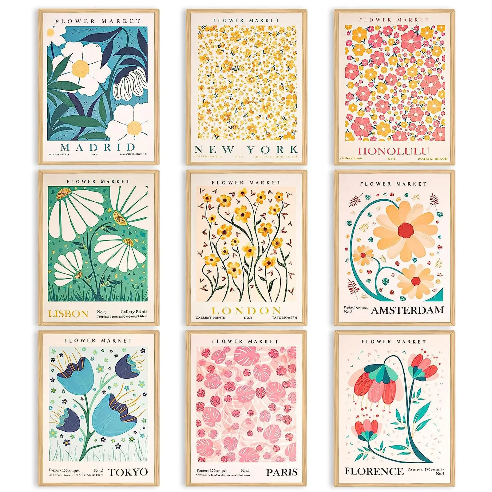 Affiche vintage - Floral – Hyxodjy – 20×30 cm - Image 1