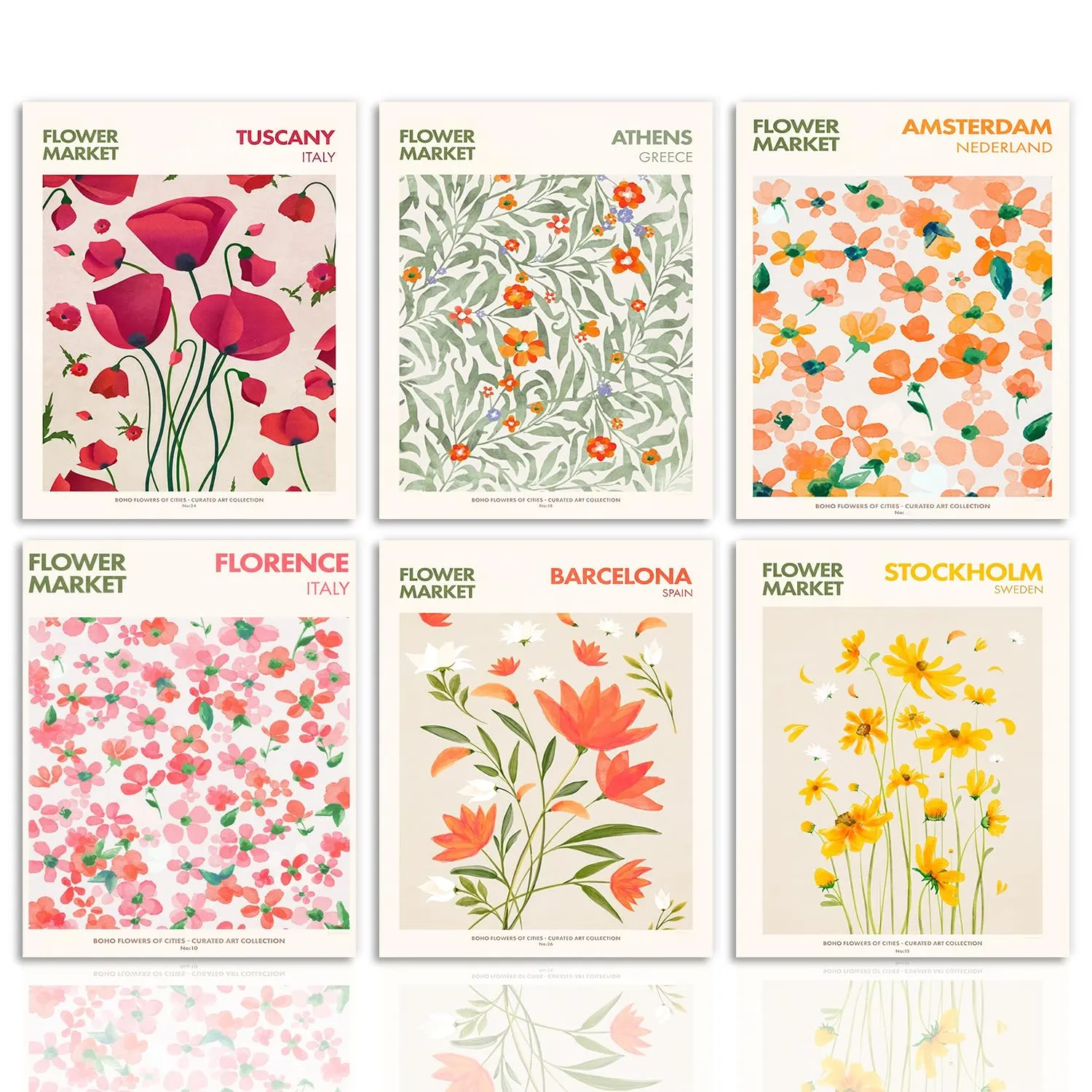 Affiche vintage - Fleurs – Dazzlewall – 20×25 cm - Image 1