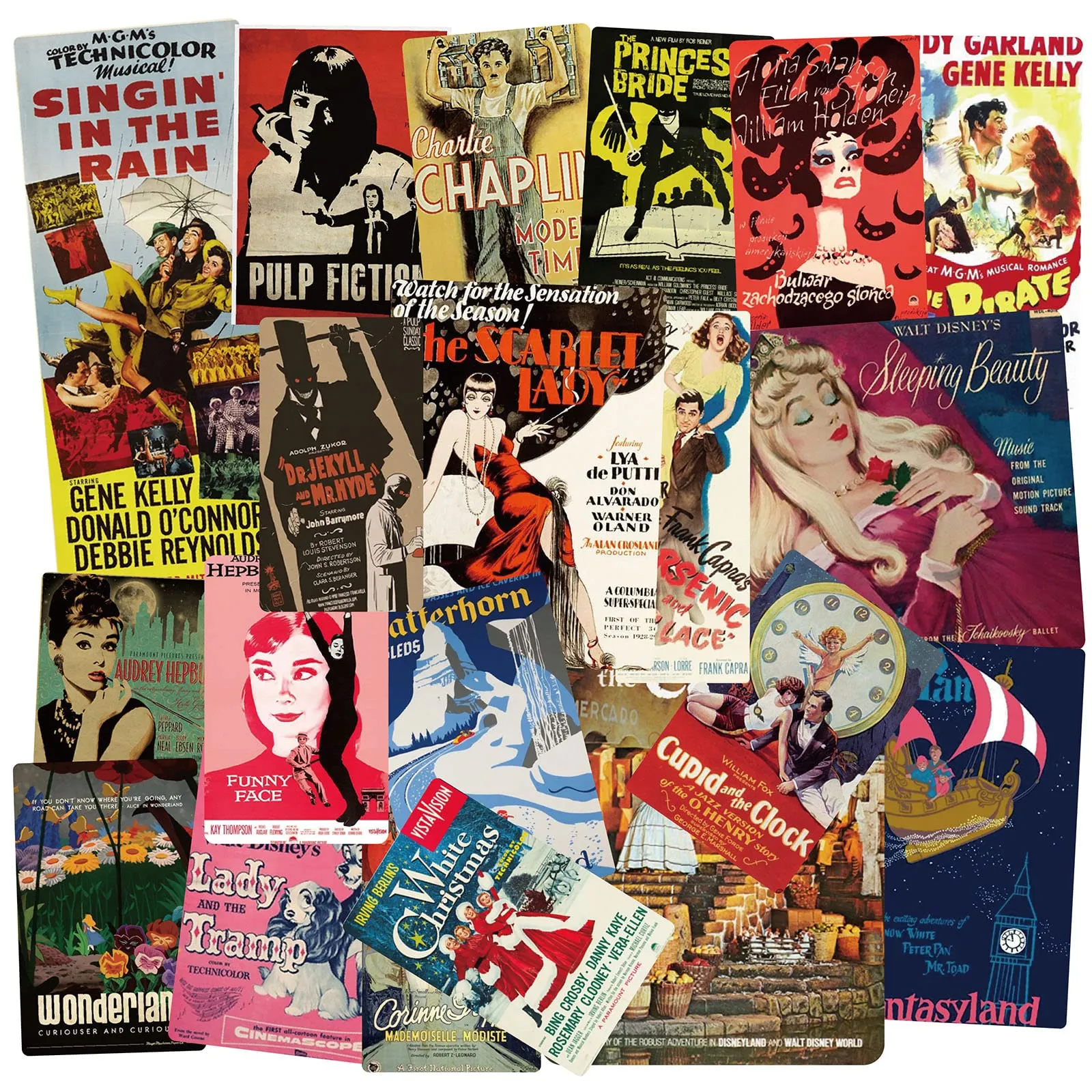 Affiche vintage - Célèbre Films Autocollant d&rsquo; – Célèbre - Image 1