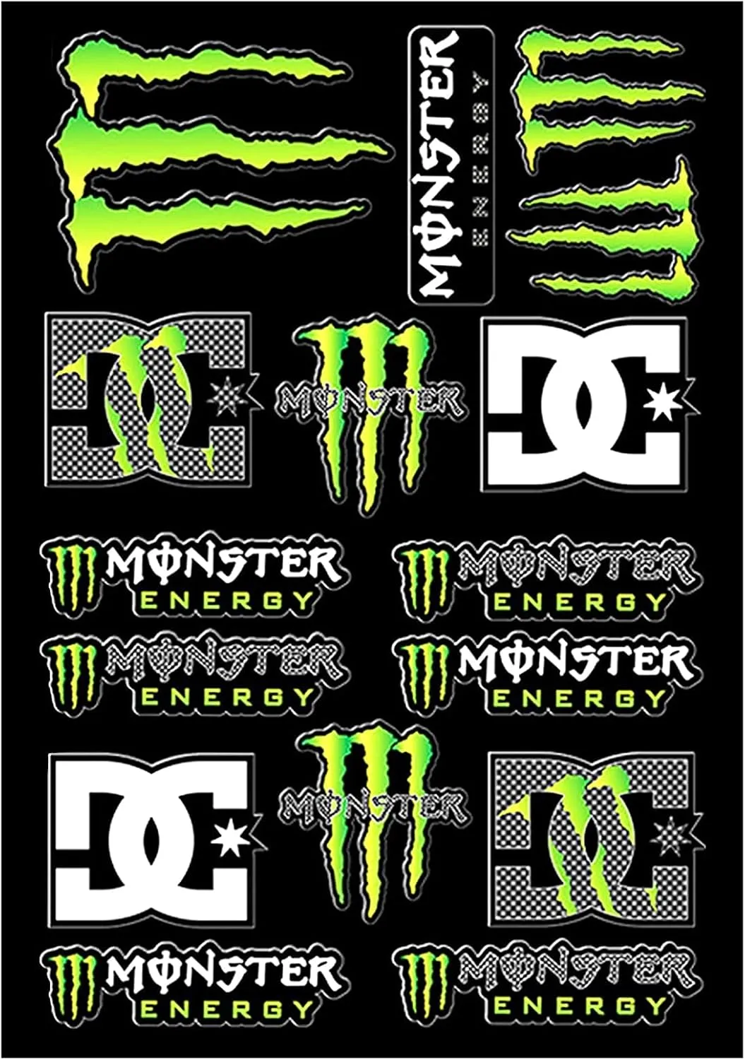 Autocollant Moto, Moto Sponsor Ensemble Sport VTT - Image 1