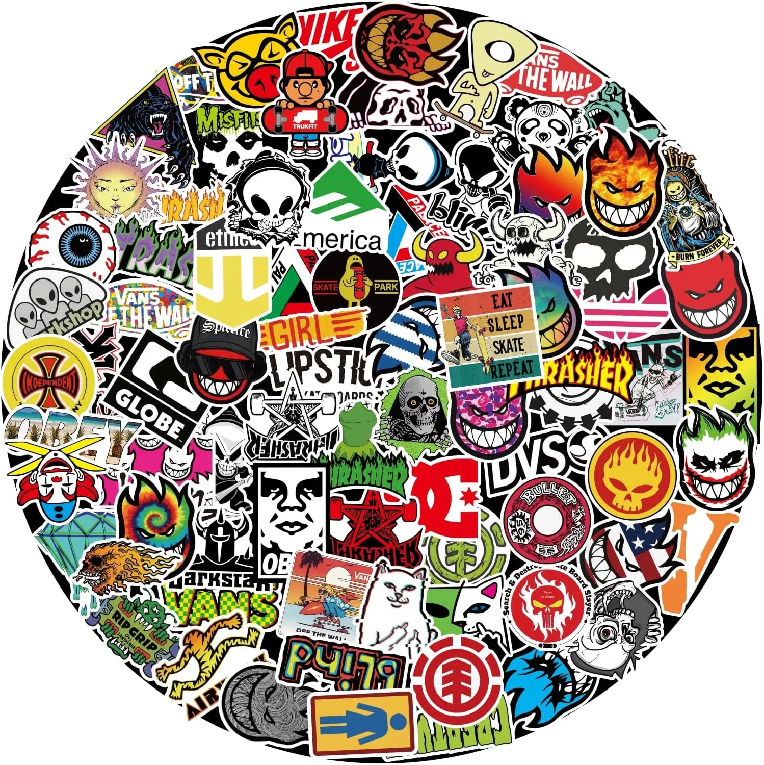 Autocollants 100 Pièces - Image 1