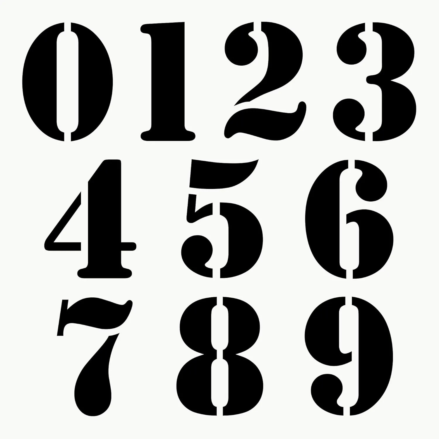 Autodomy Autocollants Numero Moto Café Racer