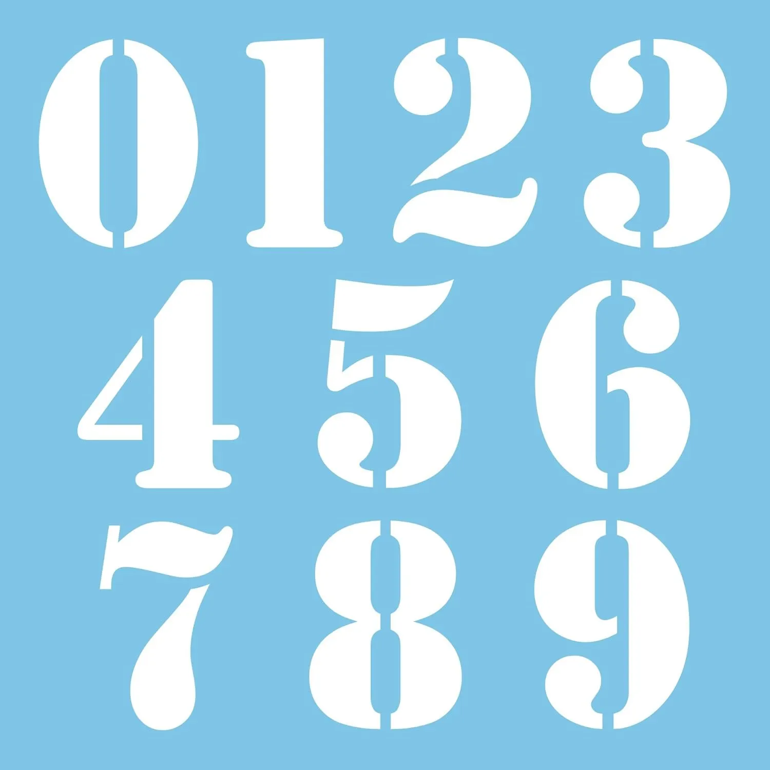 Autodomy Autocollants Numero Moto Café Racer