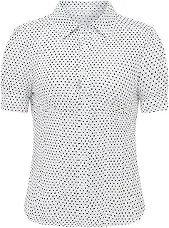 Chemises à Pois Femme Chemisier Vintage à Pois… - Image 1