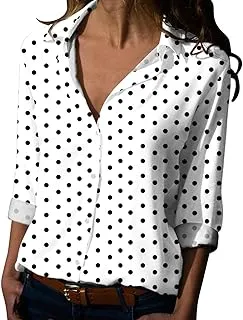 Chemisier blanc en coton boutonné – Chemisiers à… - Image 1