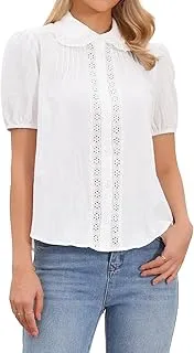 Chemisier en Coton à Manches Courtes pour Femme… - Image 1