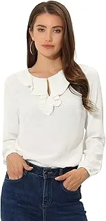 Chemisier vintage en mousseline de soie imprimé à… - Image 1