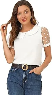 Chemisier Vintage Femme À Manches Bouffantes… - Image 1