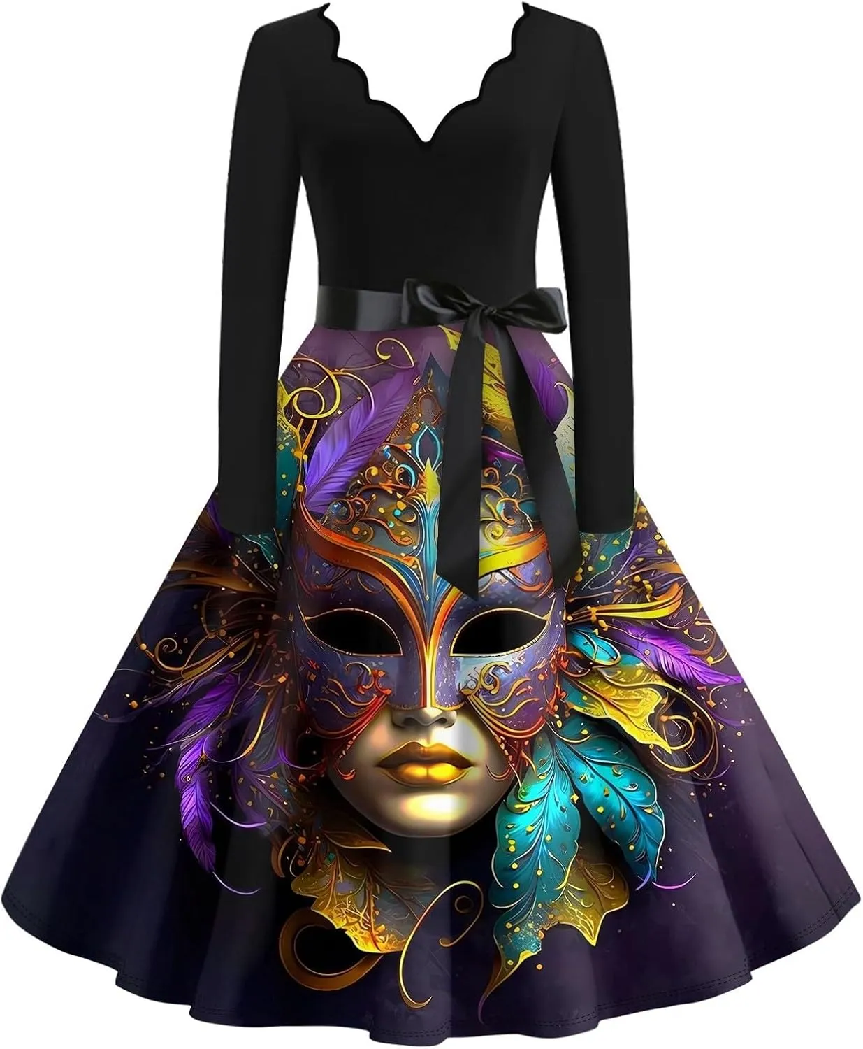 Déguisement Carnaval Femme,Mignon Vintage - Image 1