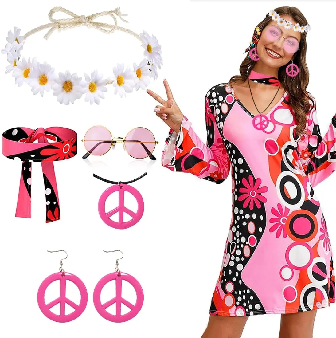 Deguisement Hippie Femme