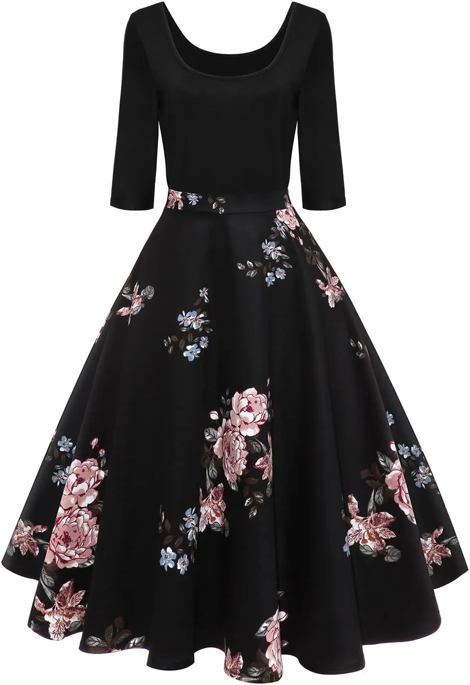 Femme Robe de Soirée Rockabilly Vintage Années - Image 1