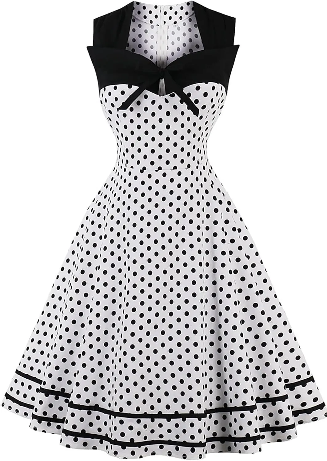 Femme Robe Vintage Années 50 Pin up Rockabilly - Image 1