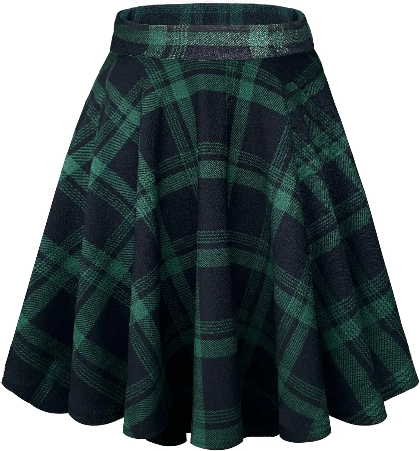 Femmes Élégant Taille Élastique Trompette A-Ligne