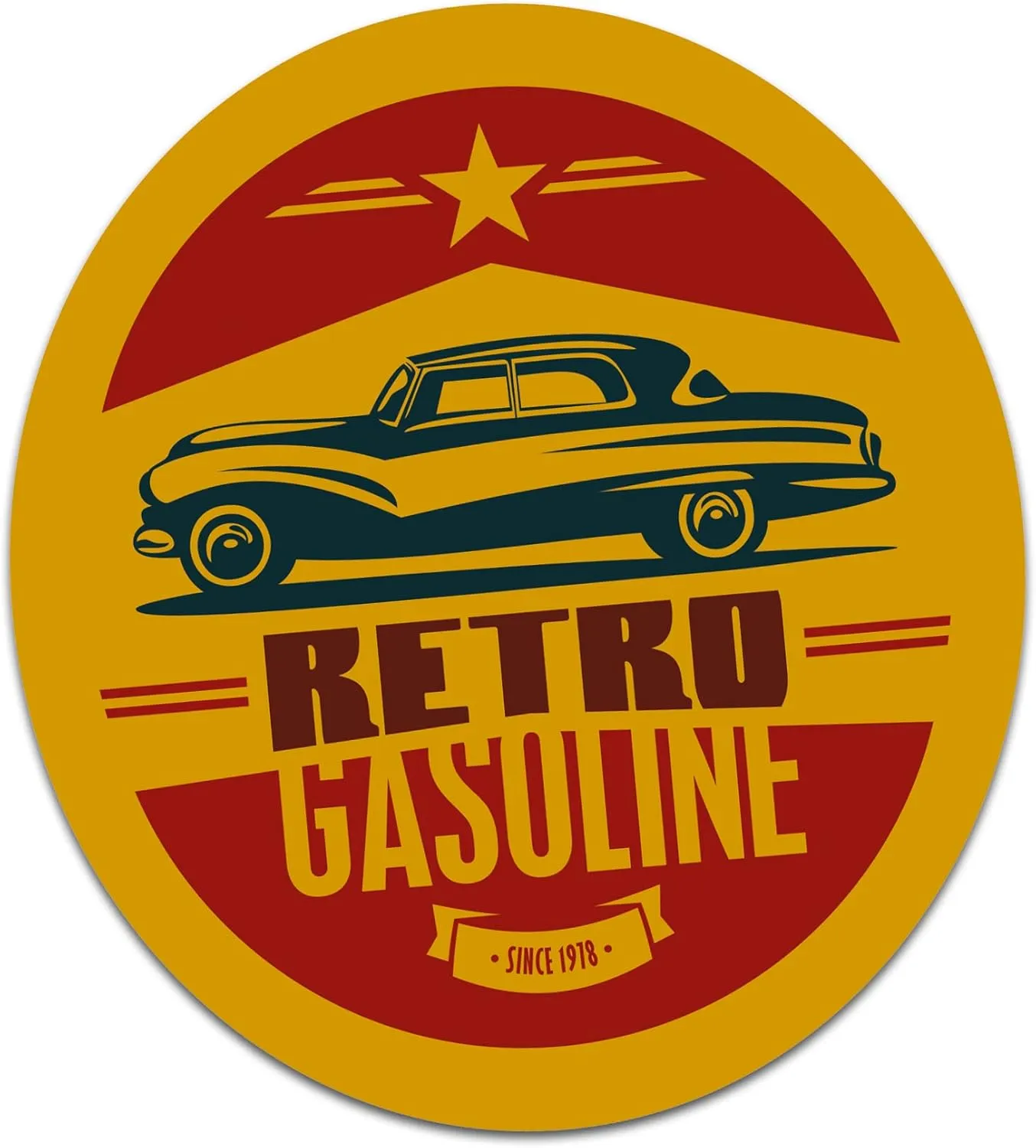 Finest-Folia Autocollant rétro vintage - Image 1