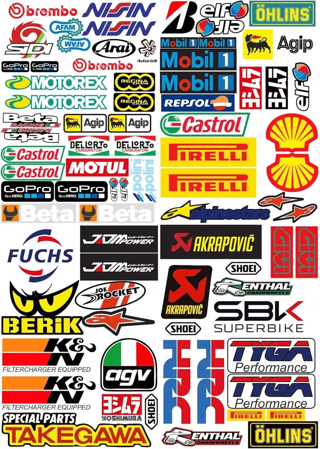 GamesMonkey® - Kit autocollants 79 pièces pour