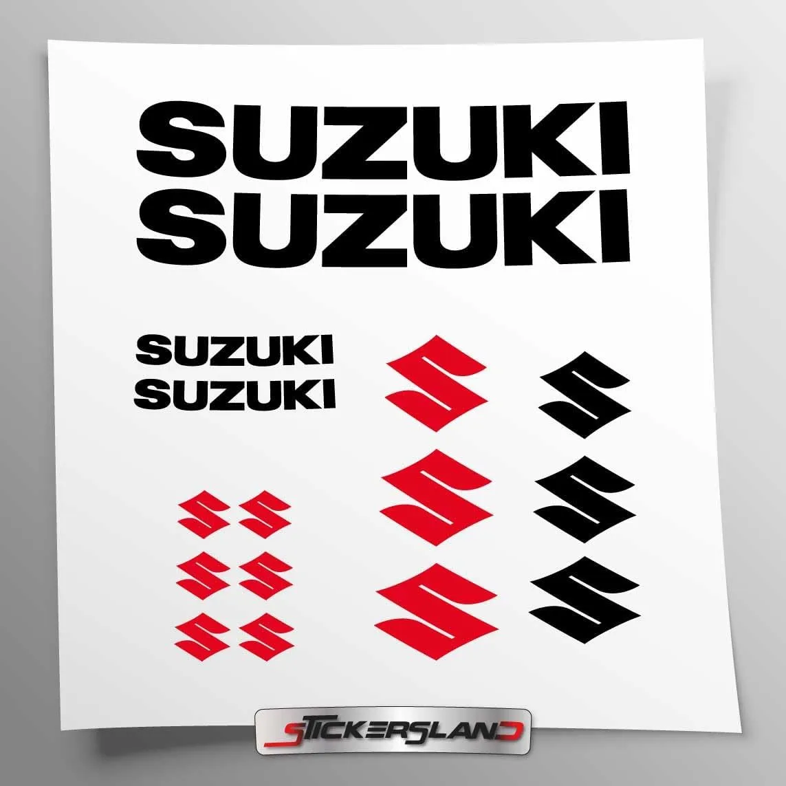Kit d&rsquo;autocollants compatible avec Suzuki pour - Image 1